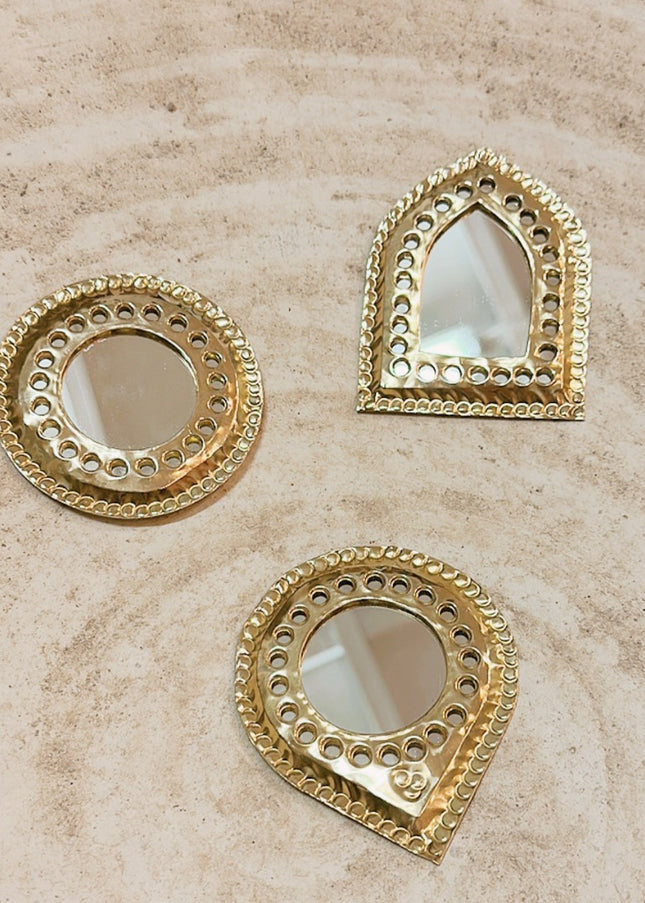 Messing spiegel - druppel