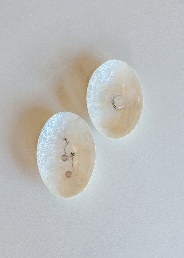 Capiz schaaltje - Ovaal