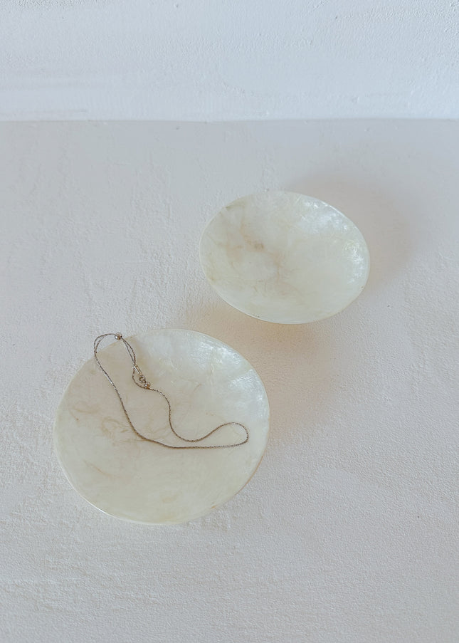 Capiz schaaltje - Rond