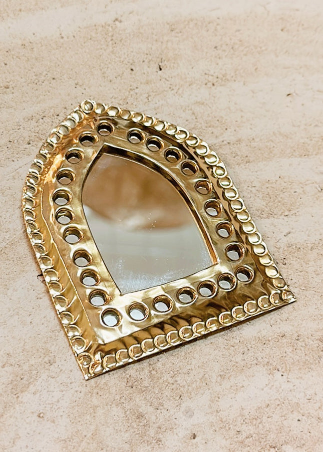 Messing spiegel - Poort