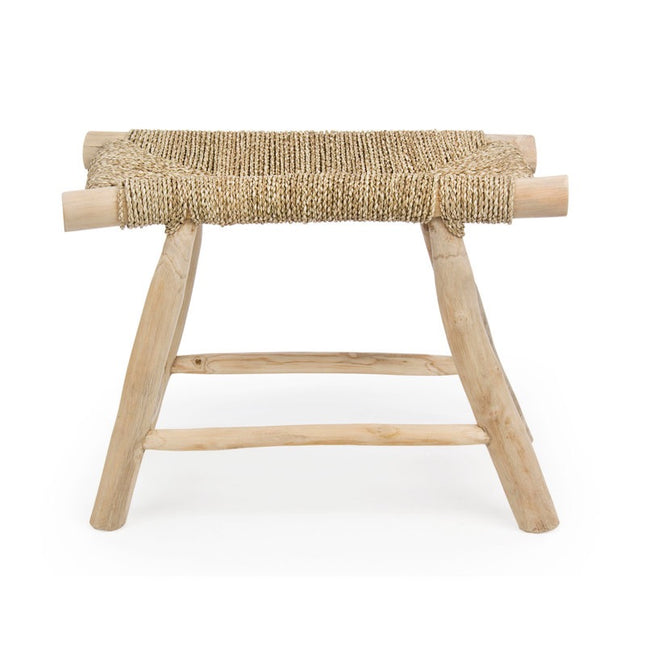 Houten kruk | Zeegras