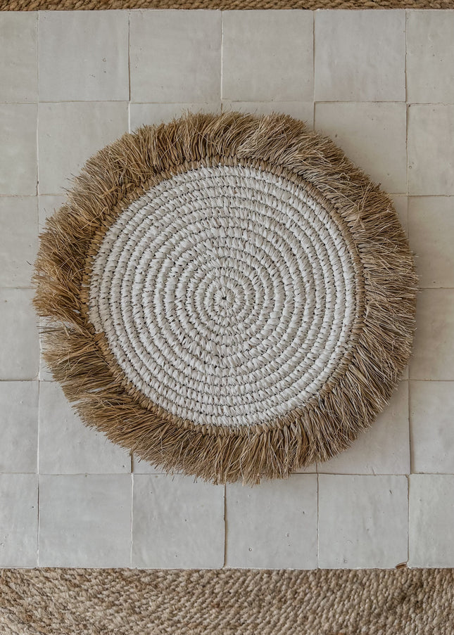 Raffia Placemat | Wit