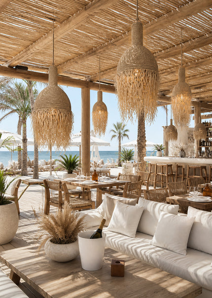 Bali Raffia Hanglamp - L