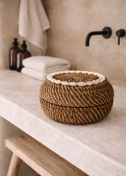 Rattan Storage Box - Ø20 cm