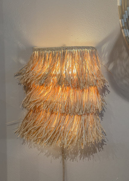Wandlamp | Raffia