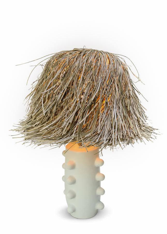 De Solea tafellamp - Wit Naturel