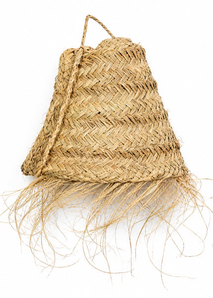 Wandlamp zeegras Sambia Fringe 30 x 30 cm
