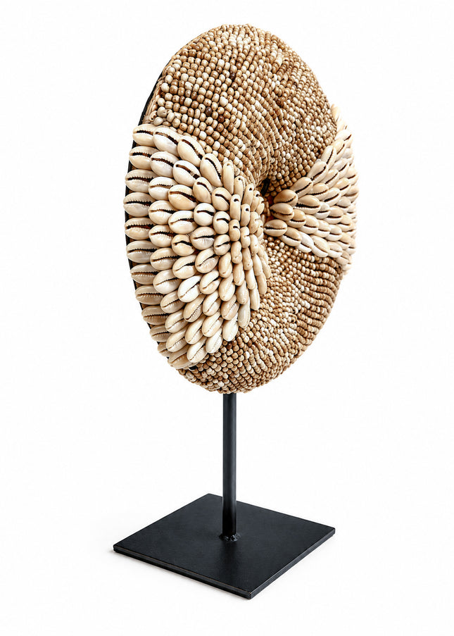 Bali Wings Ornament on Stand – Natural Brown 20cm