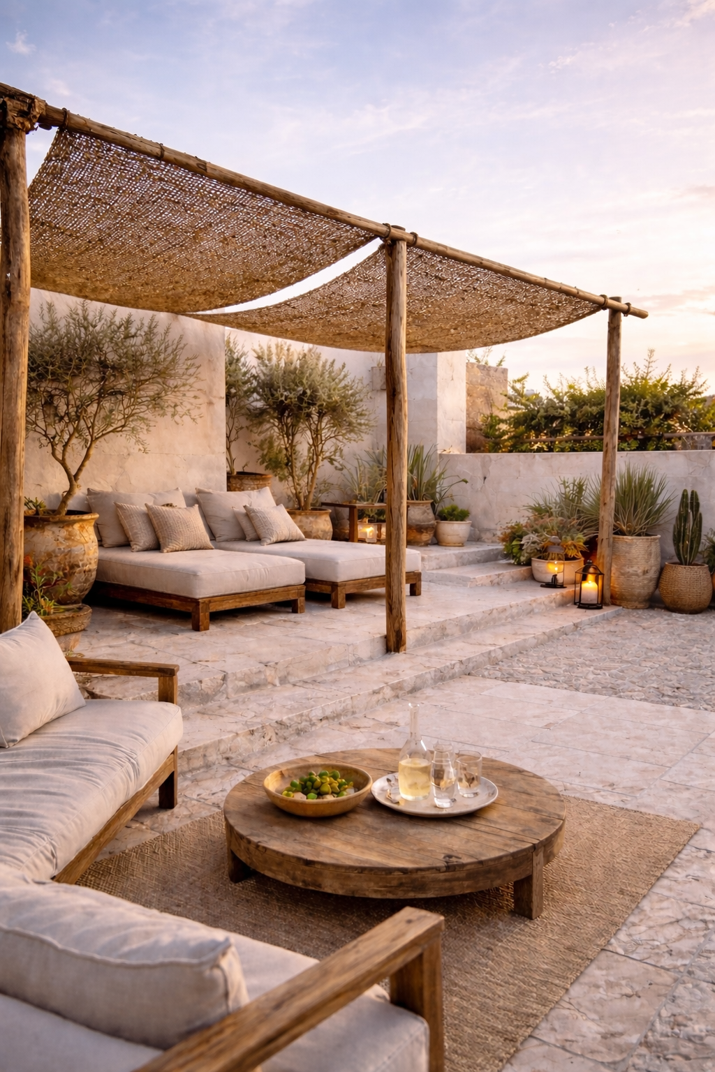 casa deco sonnensegel Kokos-Sonnensegel Rechteckig 2x4 m – Handgefertigt aus Indonesien – Mi-Casa Home and Living