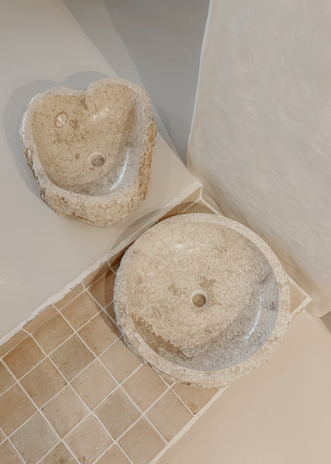 Marmeren Waskom | Beige