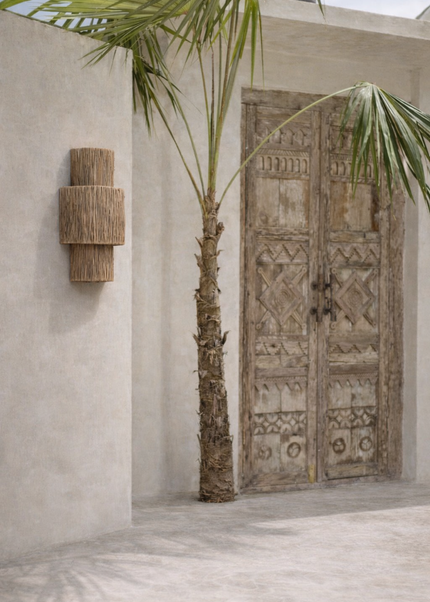 Sumba glow wall light - natural