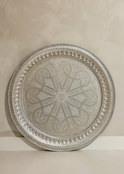 Handgehamerd Dienblad Marrakech Deluxe – Ø77 cm (3)