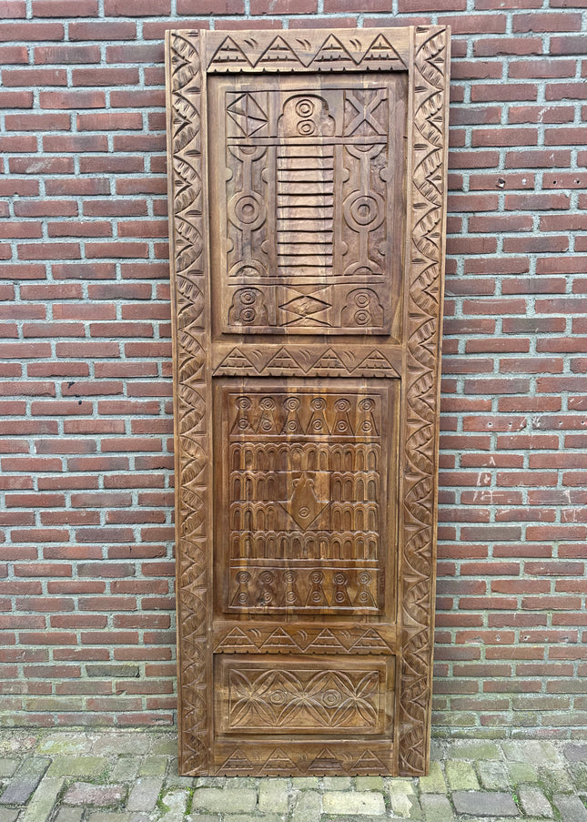 Handgemaakt Teak Houten Paneel / Deur – Indonesië