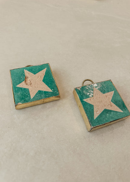 Wandtegel zellige - 5x5cm - groen