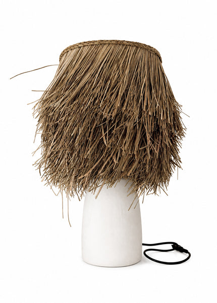 De Tulum tafellamp - Wit Naturel