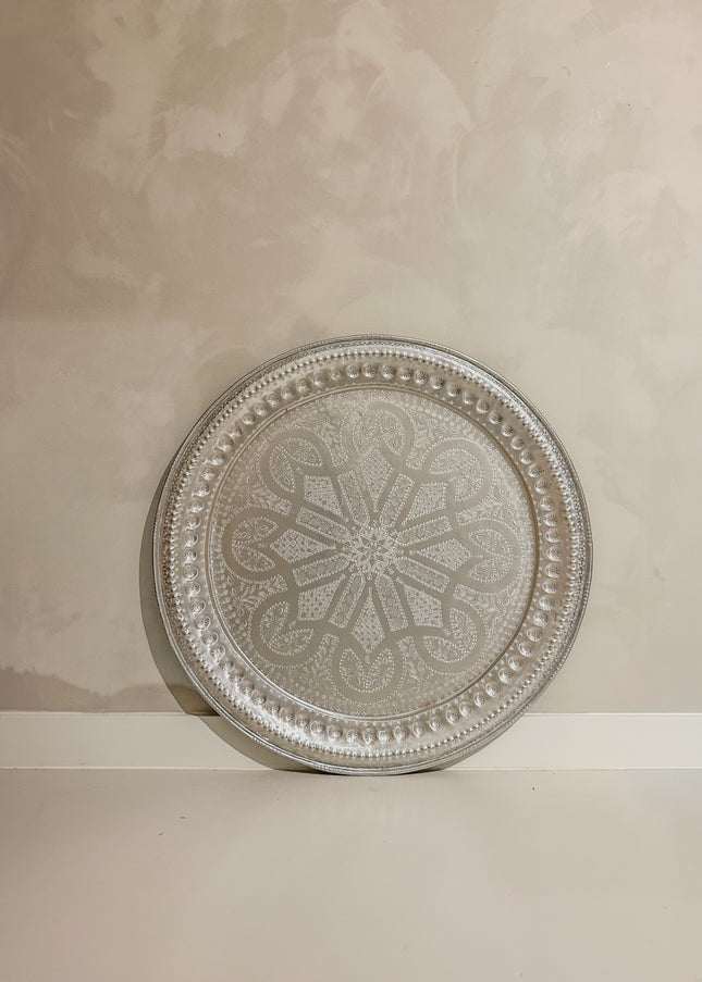 Handgehamerd Dienblad Marrakech Deluxe – Ø77 cm (3)
