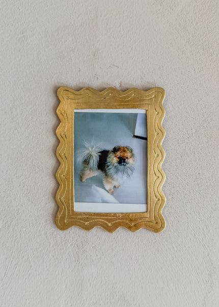 Fotolijst Zina Wave – messing 10 x 7 cm