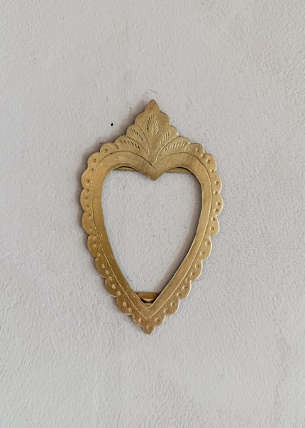 Fotolijst Amour – messing 12 x 7 cm