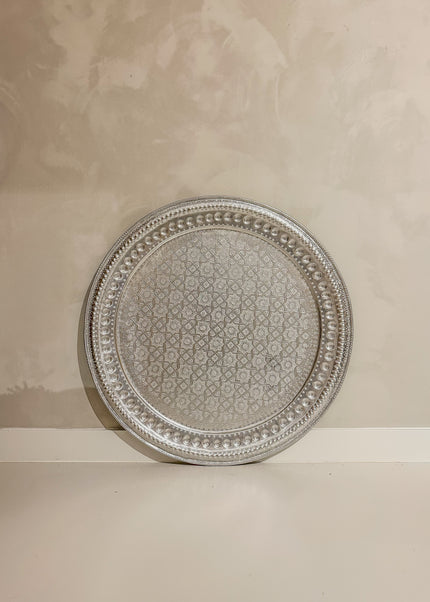Handgehamerd Dienblad Marrakech Deluxe – Ø77 cm (2)