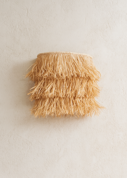 Wandlamp | Raffia