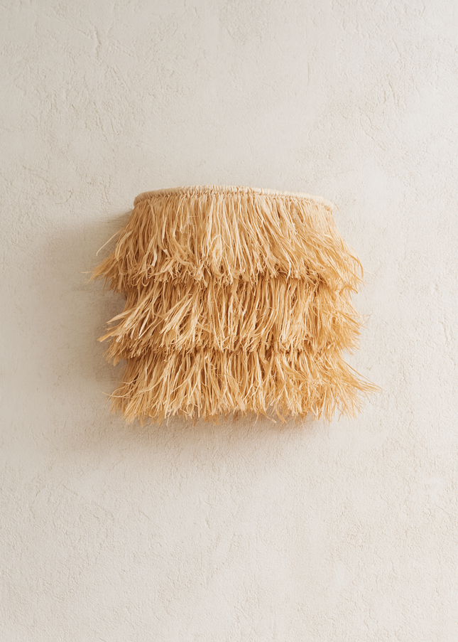 Wandlamp | Raffia