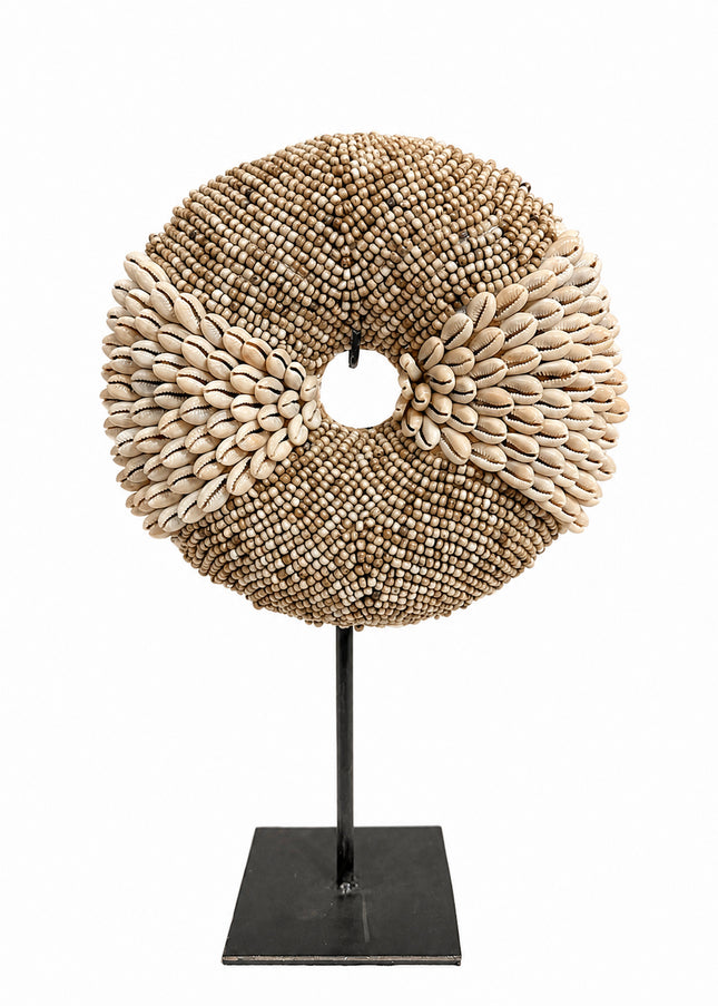 Bali Wings Ornament on Stand – Natural Brown 20cm