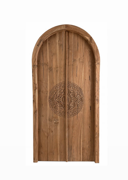 Teakhouten Poortdeur – Naturel | 220 x 110 cm