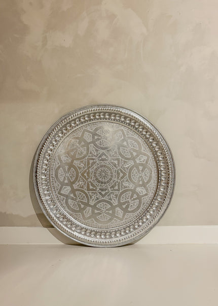 Handgehamerd Dienblad Marrakech Deluxe – Ø77 cm (4)