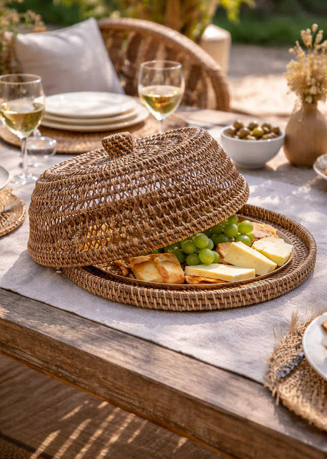 Food cover Rotan - Ø35 cm
