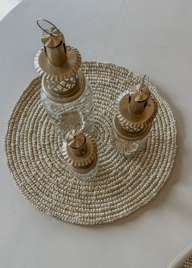 Raffia Placemat | Licht naturel