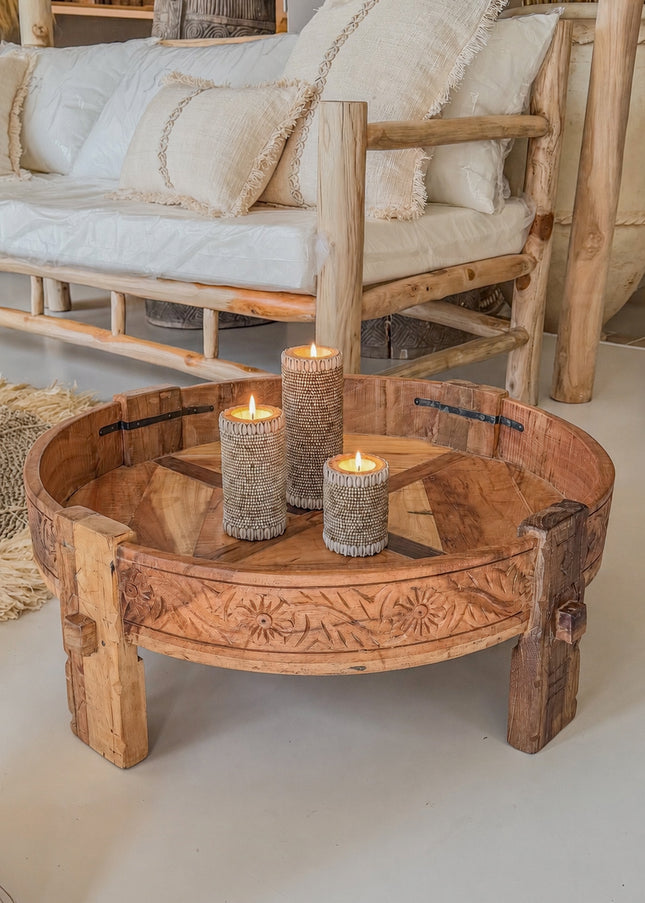 Chakki salontafel - Sandal Naturel