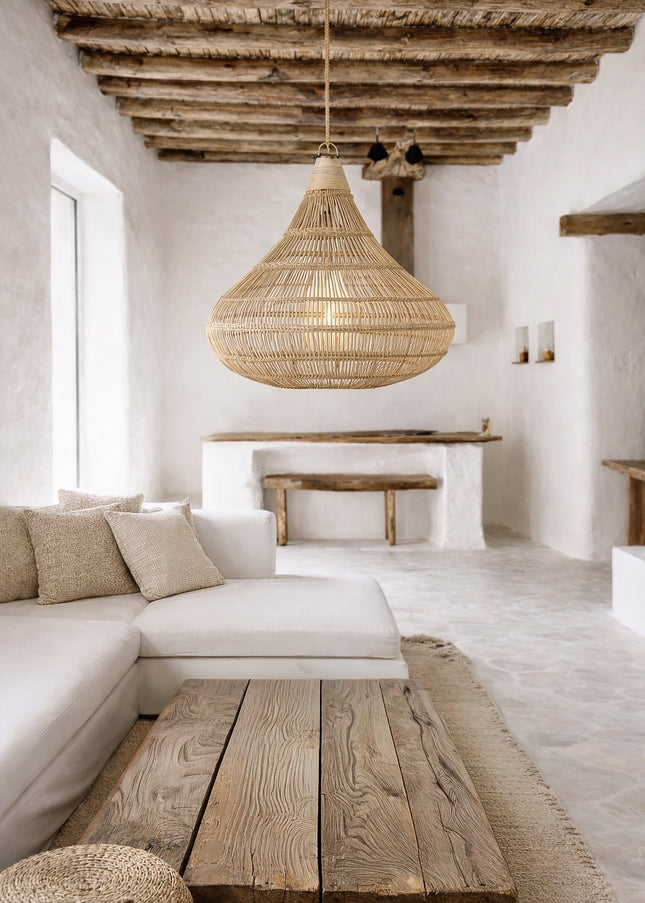 Palm Drop hanglamp - natuurlijk