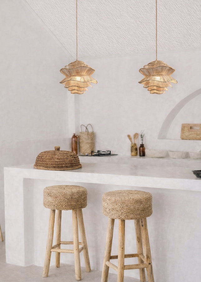 Tulum hanglamp - natuurlijk - S