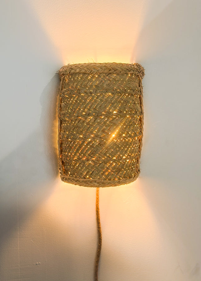 Seagrass wall light shade