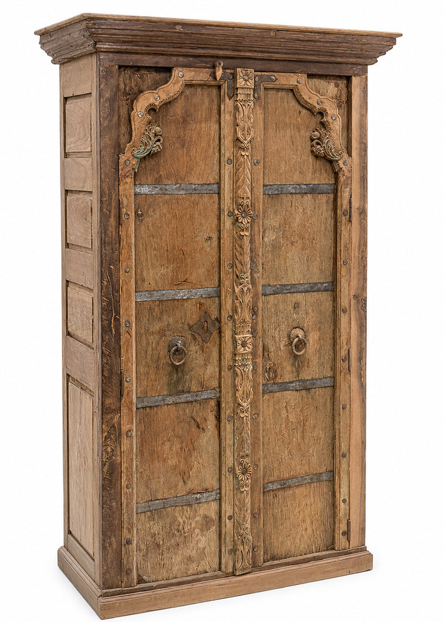 Maharaja Teak Kast India - 200cm