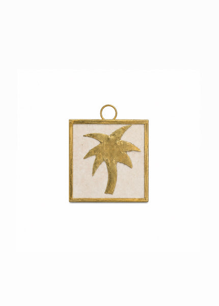 Zellige tegeltje palm – 5 x 5 cm