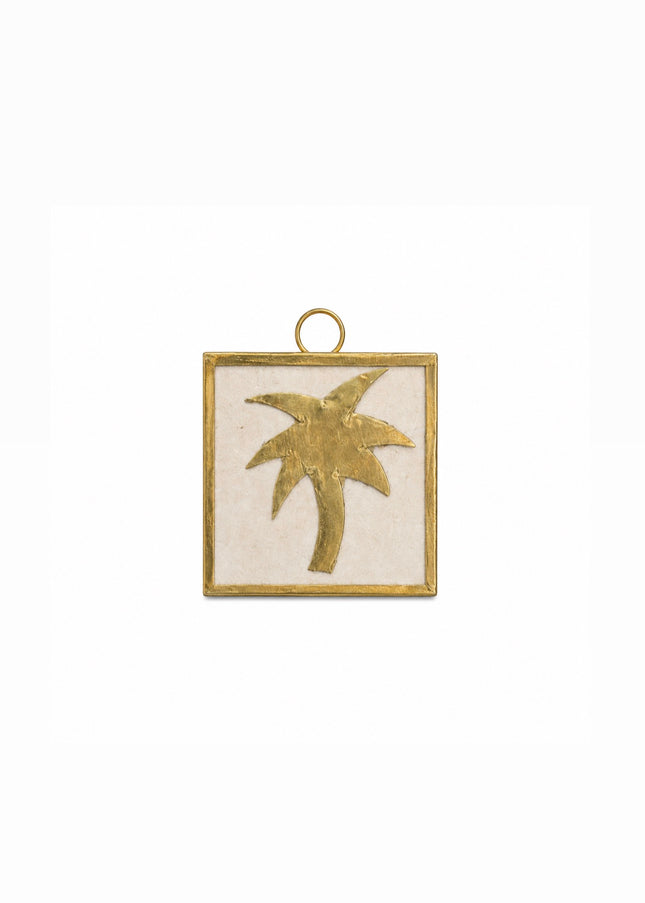 Zellige tegeltje palm – 5 x 5 cm