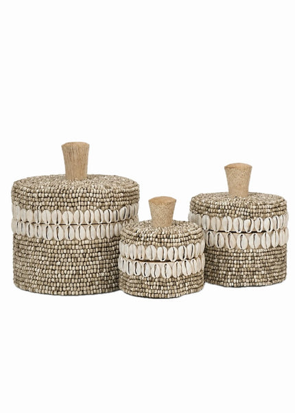 Houten Pot Kauri Dune – Zand Gemêleerd