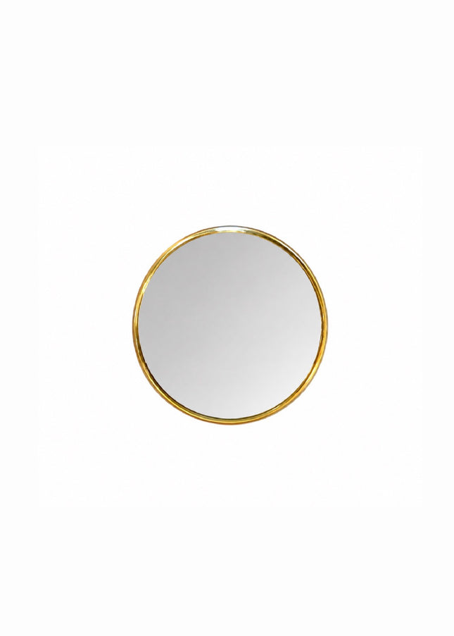 Messing ronde spiegel – 11 x 11 cm