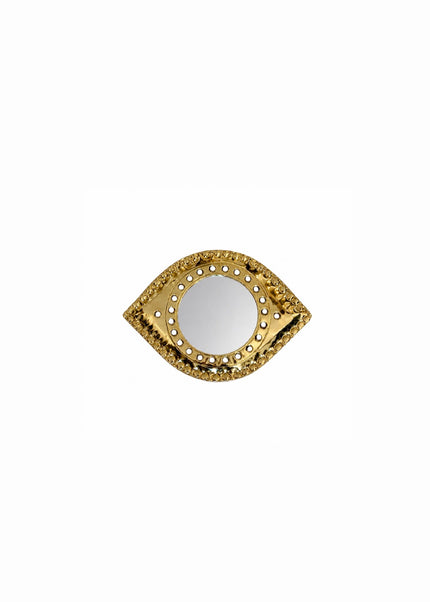 Messing oogspiegeltje – 12 x 9 cm