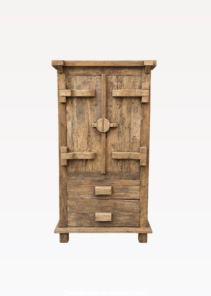 Rustikaler Bali-Schrank