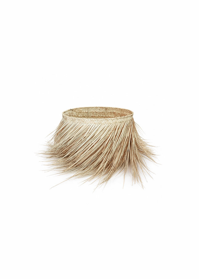 Lampenkap palmblad naturel – 25 x 25 cm
