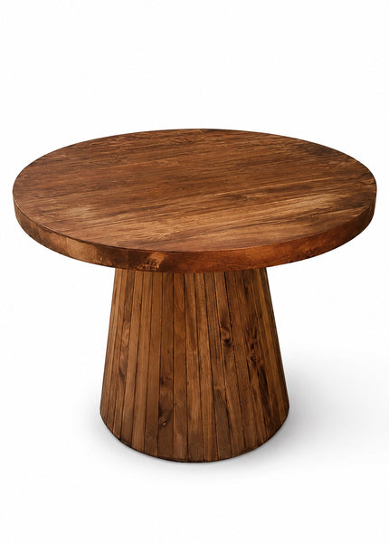 Ronde eetkamertafel hout – Ø100 x 75 cm