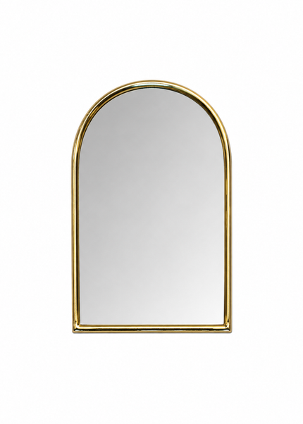 Messing boogspiegel – 12 x 8 cm