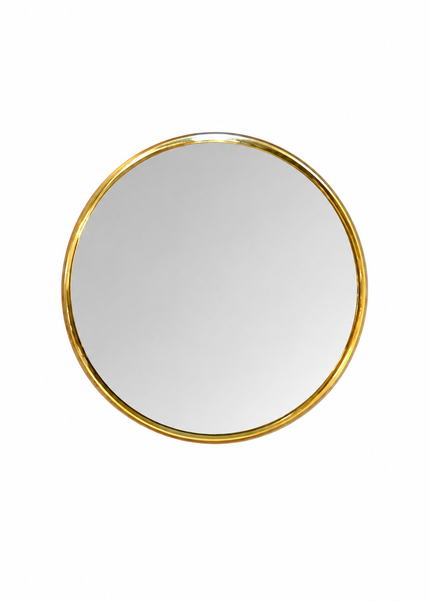 Messing ronde spiegel – 11 x 11 cm