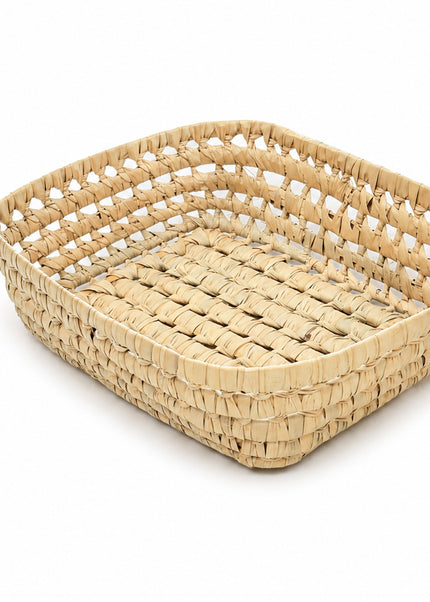 Palmblad mandje M 30 x 25 x 10 cm