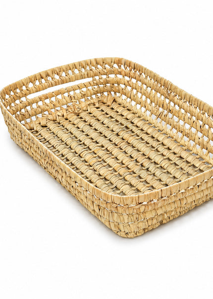 Palmblad mandje L 30 x 45 x 10  cm