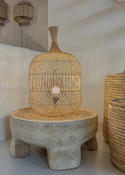 Rotan Lamp Nusa S – Vloerlamp, Tafellamp & Hanglamp
