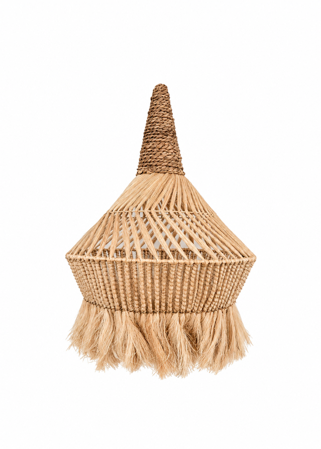 Abaca Fringe Hanglamp – Naturel