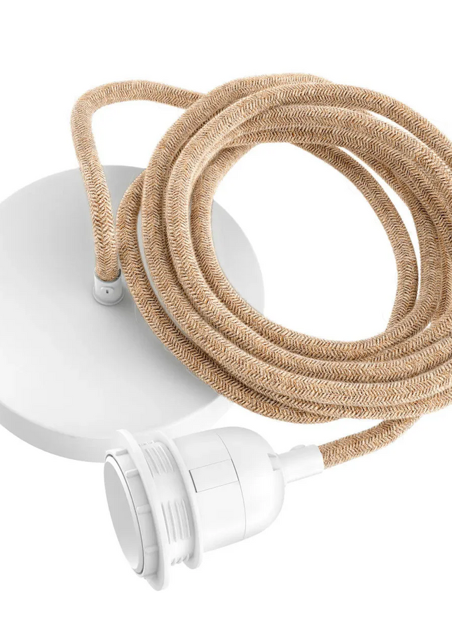 Fitting  – naturel | E27 | 2,5 meter